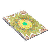 gOLDEN YELLOW Afrikanisches Stammesmuster Notizblock (Rechte Seite)