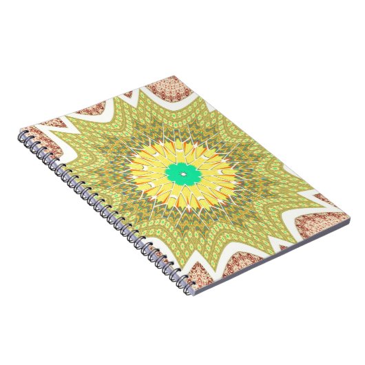 gOLDEN YELLOW Afrikanisches Stammesmuster Notizblock (Rechte Seite)