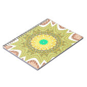 gOLDEN YELLOW Afrikanisches Stammesmuster Notizblock (Linke Seite)