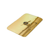 Golden Yellow Antiplane Badematte (Schrägansicht)