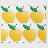 Golden Yellow Apfel Geschenkpapier (Flach)