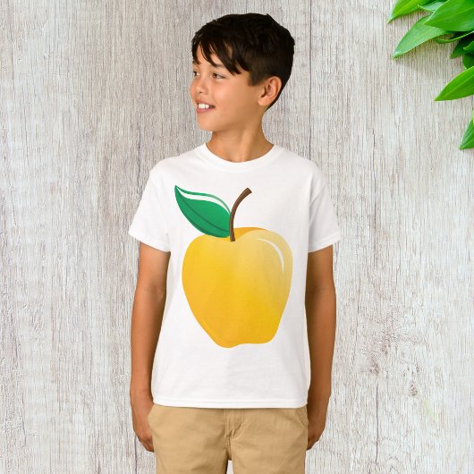 Golden Yellow Apfel T-Shirt