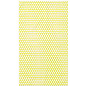 Golden Yellow Asian Moods Ikat Dots Tischdecke (Vorderseite)