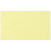 Golden Yellow Asian Moods Ikat Dots Tischdecke (Vorderseite (Horizontal))