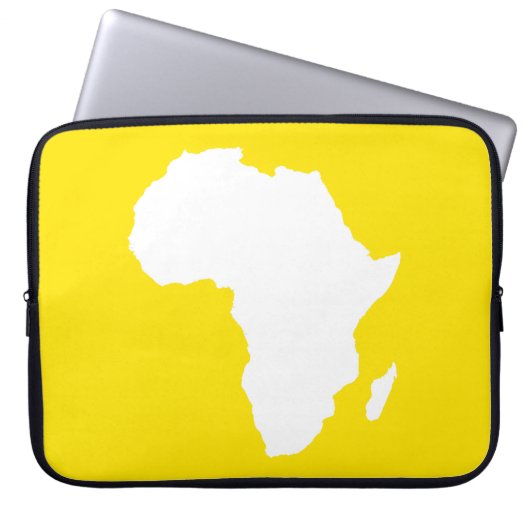 Golden Yellow Audacious Africa Laptopschutzhülle (Vorderseite)