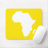 Golden Yellow Audacious Africa Mousepad (Mit Mouse)