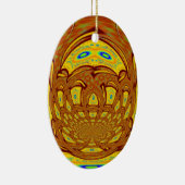 Golden Yellow Baseball Handschuh Kunst, Dichtung u Keramik Ornament (Rechts)