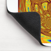 Golden Yellow Baseball Handschuh Kunst, Dichtung u Mousepad (Ecke)