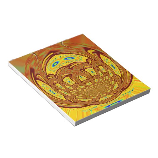 Golden Yellow Baseball Handschuh Kunst, Dichtung u Notizblock (angewinkelt)