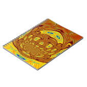 Golden Yellow Baseball Handschuh Kunst, Dichtung u Notizblock (Linke Seite)