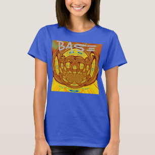 Golden Yellow Baseball Handschuh Kunst, Dichtung u T-Shirt
