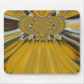 Golden Yellow Blume Design Art Mousepad (Vorne)