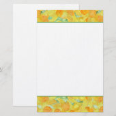 Golden Yellow Daffodils Stationery Briefpapier (Vorne/Hinten)
