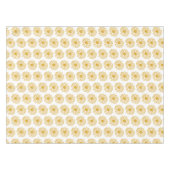 Golden Yellow Daisies Print, Daisy Floral Pattern Tischdecke (Vorderseite (Horizontal))