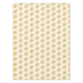 Golden Yellow Daisies Print, Daisy Floral Pattern Tischdecke (Vorderseite)
