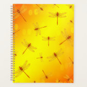 Golden Yellow Dragonflies Flying, Planer (Vorderseite)