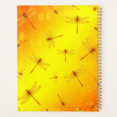 Golden Yellow Dragonflies Flying, Planer (Rückseite)