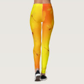 Golden Yellow Dragonfly Pattern, Leggings (Rückseite)