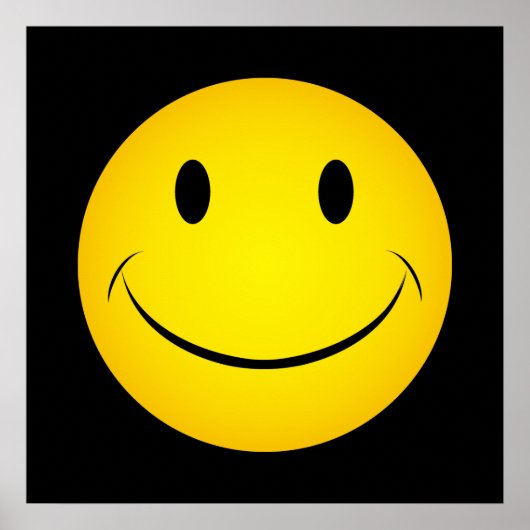 Golden Yellow Face Poster (Vorne)