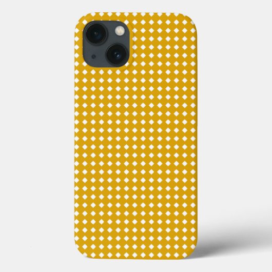Golden Yellow Geometric Pattern - Niedliche Diaman Case-Mate iPhone Hülle (Rückseite)