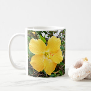 Golden Yellow Hibiskus Blume, Kaffeetasse