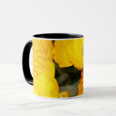 Golden Yellow Islands Poppies Fotografie Tasse (Vorderseite Links)