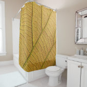 Golden yellow leaf pattern in the morning. duschvorhang (Beispiel)