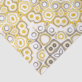 Golden Yellow Mandala Pattern Seidenpapier (Detail)