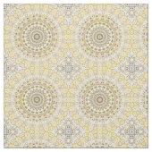 Golden Yellow Mandala Pattern Stoff (Muster)