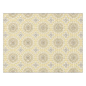 Golden Yellow Mandala Pattern Tischdecke (Vorderseite (Horizontal))