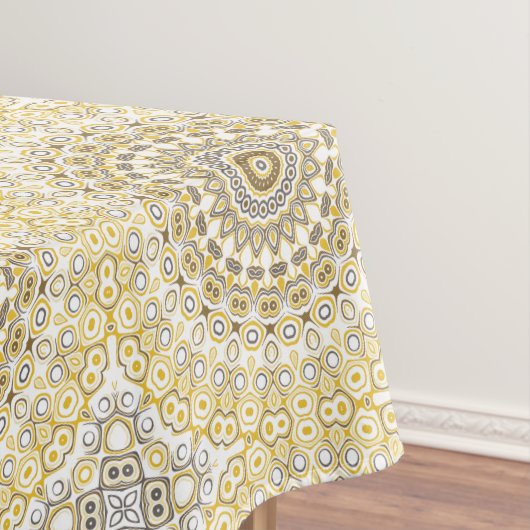Golden Yellow Mandala Pattern Tischdecke (Beispiel)