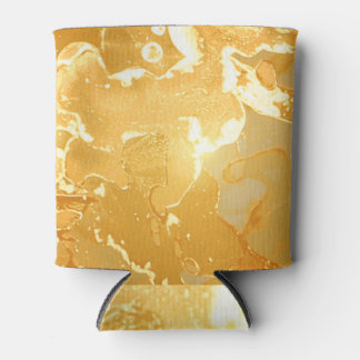 Golden Yellow Marble Ink Pattern Dosenkühler