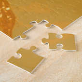 Golden Yellow Marble Ink Pattern Puzzle (Seite)