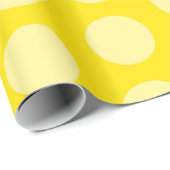 Golden Yellow Marokcan Moods Dots Geschenkpapier (Rolleneckpunkt)