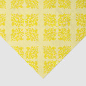 Golden Yellow marokkanischer Damask Seidenpapier (Ausschnitt)