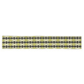 Golden Yellow Ornamental Stripe Seamless Pattern Großer Tischläufer (Horizontal)