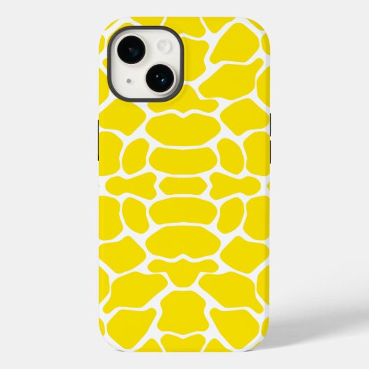 Golden Yellow Safari Giraffe Case-Mate iPhone Hülle (Rückseite)