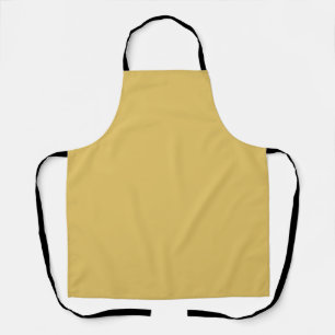 Golden Yellow Solid Color 2022 Popular Hue Schürze