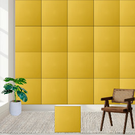 Golden Yellow Solid Color Keramik Tile Fliese