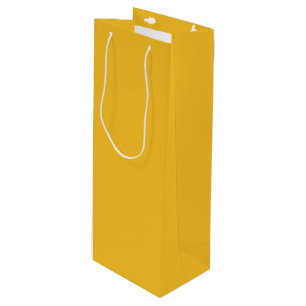 Golden Yellow Solid Color Pairs Babouche 223 Geschenktüte Für Weinflaschen