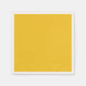 Golden Yellow Solid Color Serviette (Vorderseite)