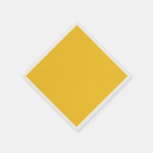 Golden Yellow Solid Color Serviette (Ecke)