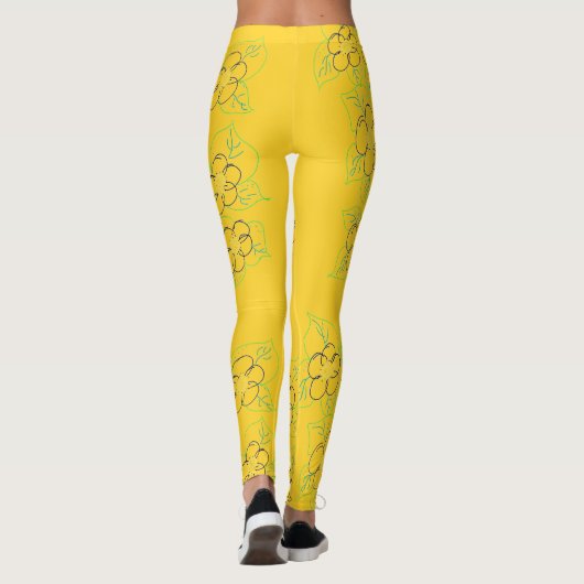 Golden Yellow Sportswear Leggings (Rückseite)