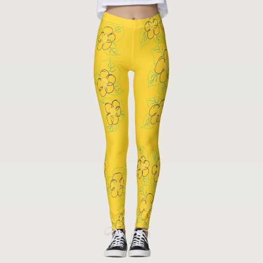 Golden Yellow Sportswear Leggings (Vorderseite)
