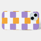 Golden Yellow Squares Case-Mate iPhone Hülle (Rückseite (Horizontal))