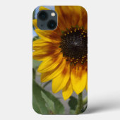 Golden Yellow Sunflower, iPhone 13 Case (Rückseite)