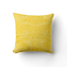 Golden Yellow Throw Kissen
