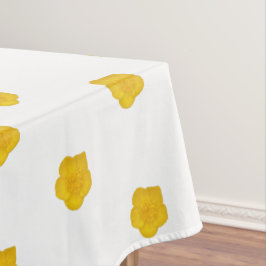 Golden Yellow Wildflowers Photo Tischdecke