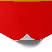 Golden Yin Yang Poster (Ecke)