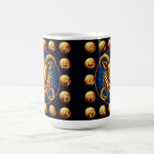 Golden Zodiac Capricorn Design Kaffeetasse (Mittel)
